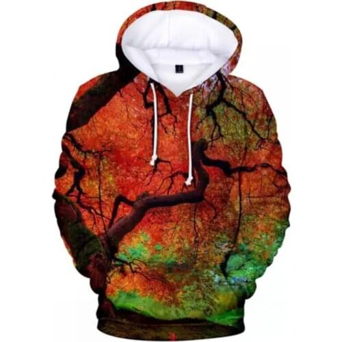 Scenery Hoodies 3D Landscape Hoodie Men/women Fashion Sweatshirts Long Sleeve Autumn Winter Pullover Hoodies Mens Harajuku Tops
