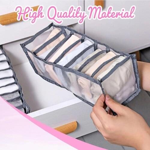 Underwear Storage Box With Compartments Socks Bra Underpants Organizer Drawers Divider Box Storage Box Cabinet Drawer Divider