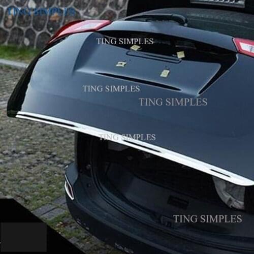 For Toyota RAV4 2013 2014 2015 2018 Tailgate Rear Door Bottom Cover Molding Trim Stainless Steel back door trim car Accessories