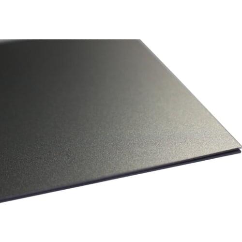 1.0mm Thick 300mm Dark Grey Aluminum Plate Anodized Sandblasted Surface No-Scratch Anti-Fingerprint Black/Gold/Blue/Red/Silver