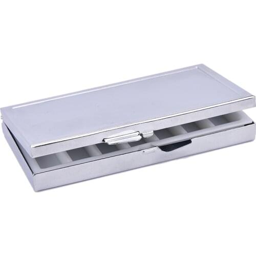 1pcs 7 Grid Folding Pill Case Container Packing Pill Case For One Week Waterproof Sterile Medicines Organizer Pill Box New