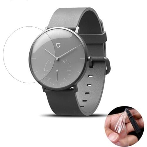 5pcs Soft Protective Film Guard Protection For Xiaomi Mijia Quartz Smart Watch Band Bluetooth Smartwatch Screen Protector Cover