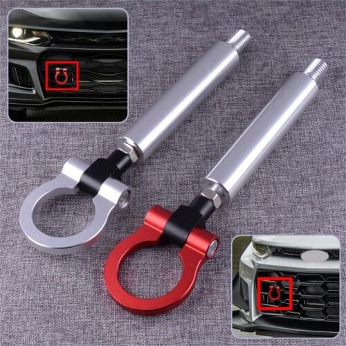 Car Screw on Type Track Racing CNC Trailer Traction Hook Tow Ring fit for Chevrolet Camaro 6th 2016 2017 2018 2019