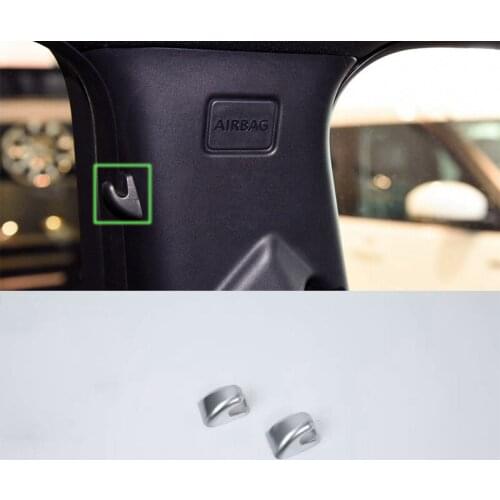 Auto Accessories Inner Door Trims Hook Cover 2Pcs Car Styling Accessories for Land Rover Discovery Sport 2017