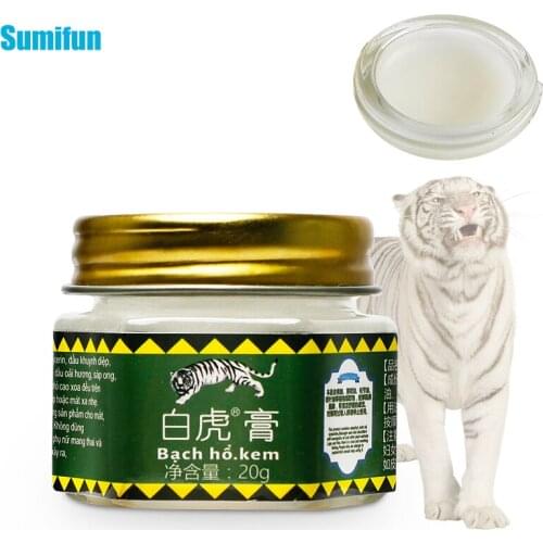 1Pcs White Tiger Balm 100% Original Ointment Body Neck Massager Muscle Pain Relief Ointment Soothe Itch Arthritis Care P0101