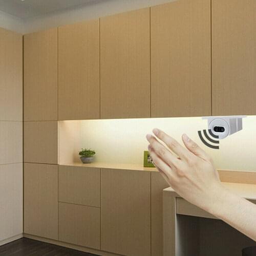 DC5-24V LED Hand Wave Motion Sensor IR Sensor Switch Auto Intelligent cabinet Lights On Off Detector for 3528 LED Strip Switch