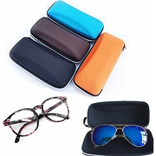 Sunglasses Reading Glasses Case Carry Bag Hard Zipper Box Travel Pack Pouch Eyeglasses Case For Women Storage Bags contacts
