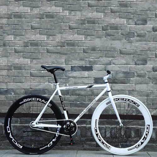 Mountain Road Bike Fixed Gear 26 Inch Single Speed Retro Frame Man and Woman Students Adult Bicycle New