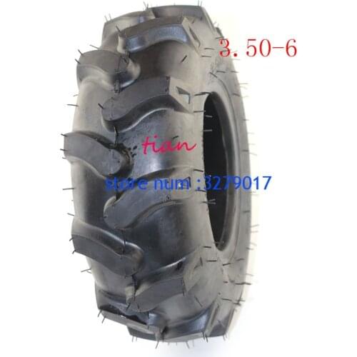 Good quality 3.50-6 thickening vacuum tyre mobility scooter tire include Quad Lawn Mowe Garden Tractor rotary cultivator
