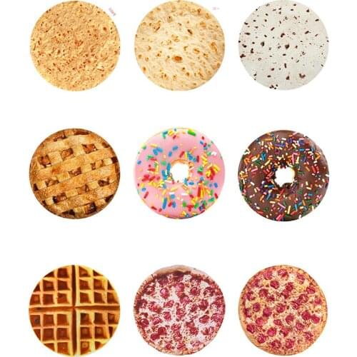 Round Flannel European and American creativity Burrito Nap Tortilla Blankets Soft Warm Baby Pizza Blanket