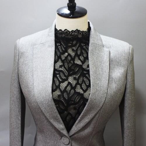 Linbaiway Detachable Collars for Women Lace Flower Embroidered Stand Faux Collar Ladies Fake Collars Half Shirt Decorative