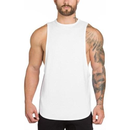 Tank Tops Casual Solid Color Sports Men\s Summer Sleeveless Round Neck Vest Tank Top