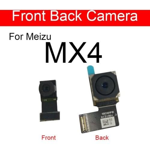 Front & Rear Camera Module For Meizu MX4 Main Back Big And Facing Small Camera Flex Ribbon Cable Replacement Repair Parts