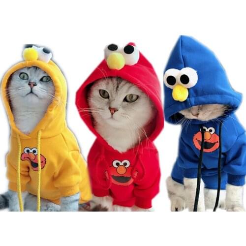 Dog Clothes for Small Dogs Cartoon Hoodie for French Bulldog Hooded Coat for Yorkies Chihuahua Pet Clothing Puppy Pug Costume