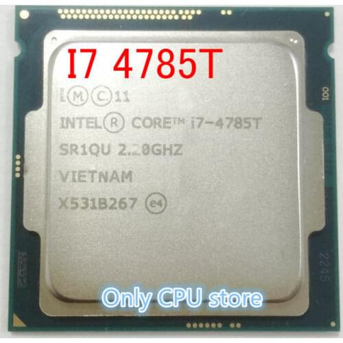 Intel i7-4785T CPU i7 4785T 22nm 35W desktop processors SR1QU scrattered pieces