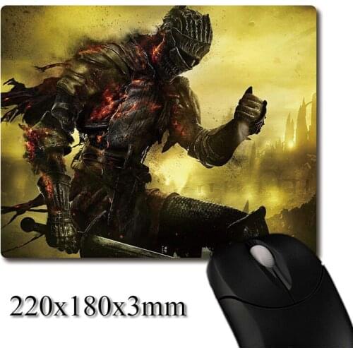 Soul of Cinder defender of the flame CG printed Heavy weaving anti-slip rubber pad office mouse pad Coaster Party favor gifts