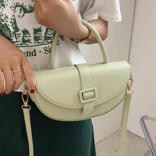 Luxury Soft Leather Crossbody Handbags Female Small Flap Shoulder Bag Brand Designer Tote Bag Womens Solid Color Messenger Bags