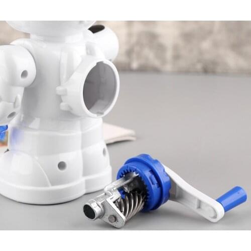 Manual Hand-cranking Pencil Sharpener With Cute Robot Cartoon Design For Children Kids Students Study School Supply 32CB