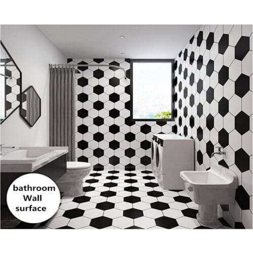 Beibehang Nordic self-adhesive wallpaper suitable for kitchen bedroom living room non-slip wear-resistant tile wallpaper behang