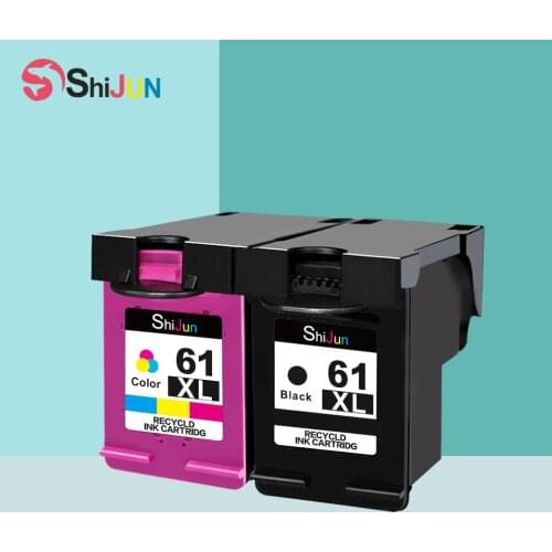 SHIJUN HP 61 61XL Remanufactured Ink Cartridge HP Envy 4500 5531 5530 Deskjet 1010 1510 3050 1056 3510 2540 Officejet 4635 4632