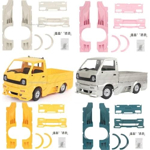 Wide Body Low Lying Large Surrounded & Blow Vent Upgrade Modification Accessories Parts For WPL D12 RC Micro Truck Car