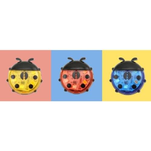 Creative Car Door Warning Lights Cute Ladybug Shape Flashing LED Car Door Open Safety Lamps Wireless Anti-collision Lights