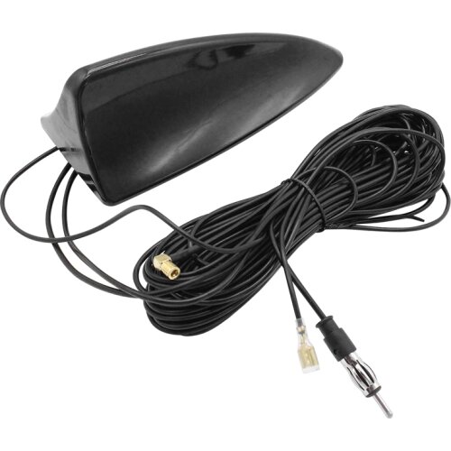 Universal 5M DAB Car AM/FM Car Radio Aerial Antenna SMB Adapter 12V Car Shark Fin Roof Decoration Car Styling