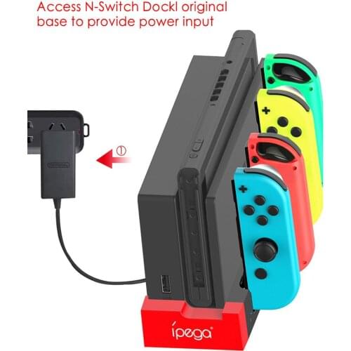 PG-9186 Controller Charger Charging Dock Stand Station Holder for Nintend Switch NS Game Console Gamepad Accessories