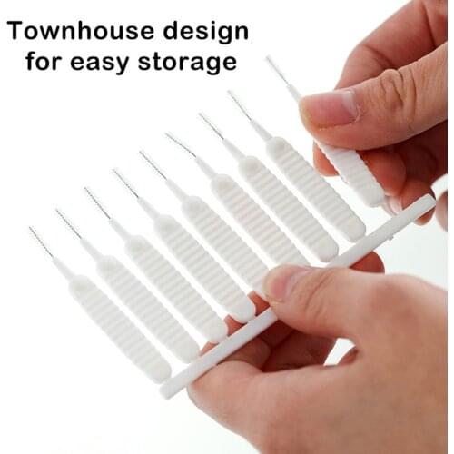 10/20pcs Home Shower Head Cleaning Brush Washing Anti-clogging Small Brush Pore Gap Cleaning Brush For Kitchen Toilet Phone Hole