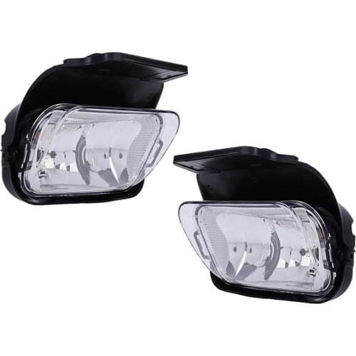 2 Pieces Clear Lens Fog Lights Lamps for Chevy Silverado, Easy Install