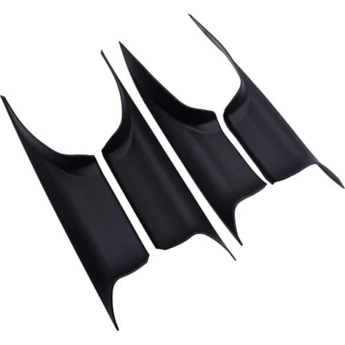 4Pcs Car Interior Door Panel Handle Pull Carrier Grab Trim Cover fit for BMW 7-Series F01 730 740 750 760 2008-2012 2013 2014