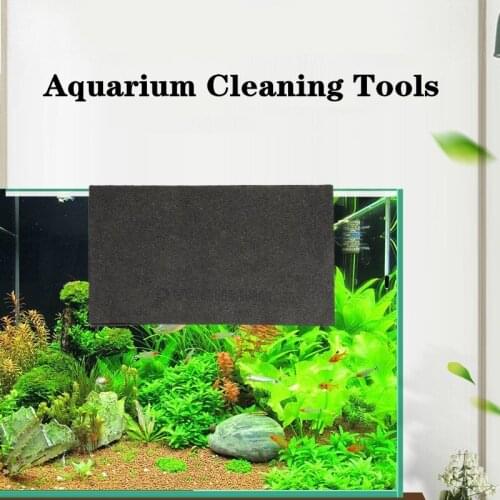 VOONLINE Aquarium Fish Tank Clean Towel Glass Cleaner Scrubber Tool Window Cleaning Tools Aquarium Accessories