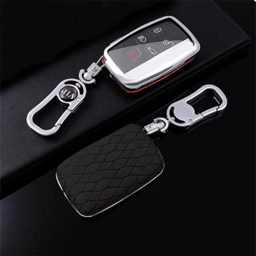 Car key case For Land Rover A9 Discovers Range Sport Evoque Freelander 2 Velar Jaguar E-Pace XE XJ XJL XF C-X16 V12 Guitar F X