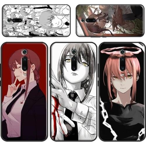 Makima Chainsaw Man Anime Phone Case For Xiaomi Mi 11 Lite Ultra 9 10 9T 10T Pro POCO M3 Pro F2 F3 POCO X3 Pro Cover