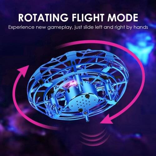 High Quality Gesture Sensing Drones 360-degree Rotation UFO Flying Toy Funny Induction Flying Drone Toys Kids Electric Toy #W0