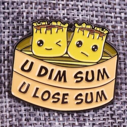 Dim Sum Ha Gow Siu Mai Enamel Pin