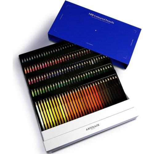 160/120/72 Oily Colored Pencil Art Supplies High Quality Set Student Painting School&office Writing Supplies Stationery