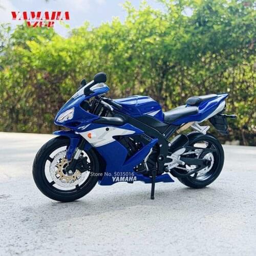 Maisto 1:12 Yamaha YZF-R1 Factory Edition Static Die Cast Vehicles Collectible Motorcycle Model Toys