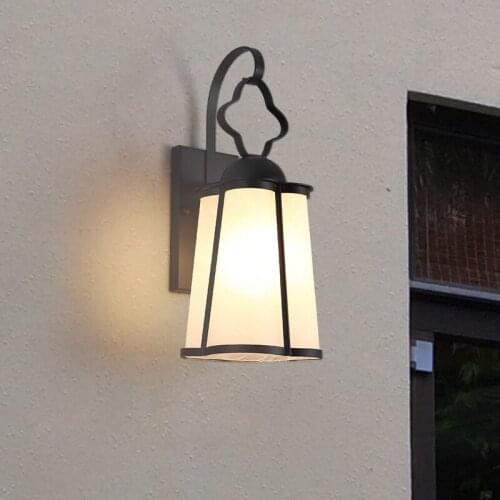 Stair balcony wall lamp wall lamp outdoor waterproof exterior courtyard lamp American retro corridor outdoor lamp
