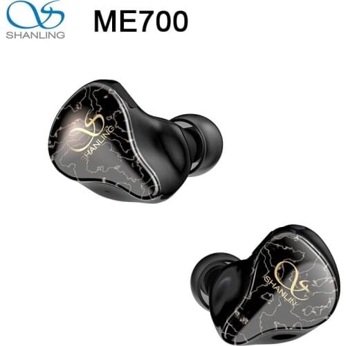 NEW Shanling ME700 1DD+4BA Five Hybrid Driver In-ear Earphone IEM with Triple-Bore Design 3D Printed Shell MMCX Octa-core cable