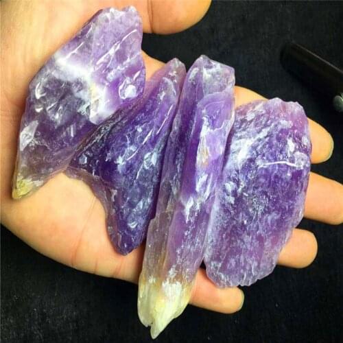 100g dream amethyst specimen, original quartz specimen decorated with amethyst irregular stones for Christmas and New Years