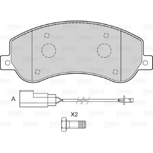 BRAKE BALATASI FRONT FORD TRANSIT 2,2 TDCI/2,4 TDCI 2006