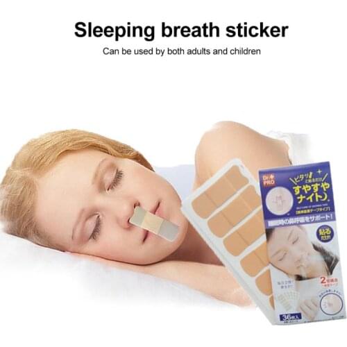 30/36Pcs Sleep Strips Anti Snore Breathable Flexible Mouth Mouth Tape Not Open Mouth Snoring Stickers Treatment Sleep Aid Tools