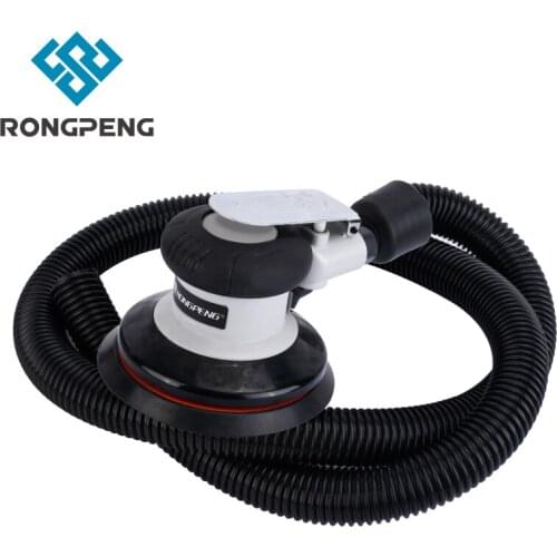 RONGPENG 5Inch 125mm Air Self Vacuuming Sander Random Orbital Palm for Pad with Dust Collection Hose 12000RPM Palm Sander