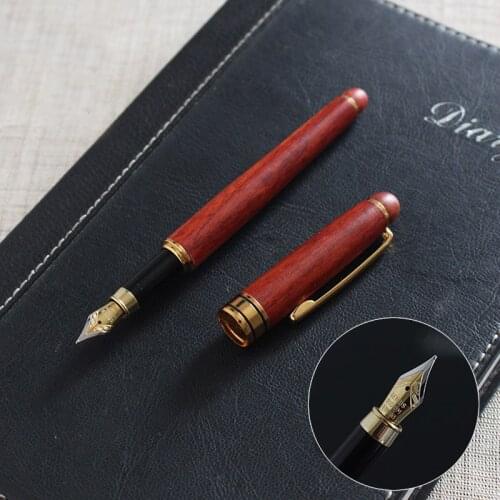 10 pieces for a lot Handmade Rosewood Fountain Pen Gift Pen