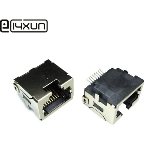 1pcs RJ45 Femlae Socket 8P8C Network jack Connector SMT 2.8 Shenboard 8.5H Filter Interface