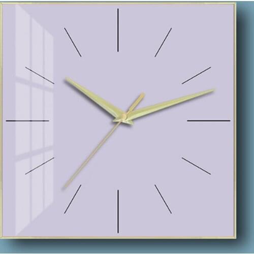 Modern Art Frane Wall clock Luxury Wall Clock Large Size Bedroom Clock Modern Design For Home Metal Frane