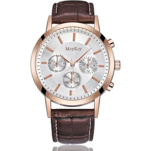 Zegarki Meskie 2018 New Brand Mens Watch Fashion Casual Leather Watches Men Luxury Quartz Wristwatches Hot Gift Reloj Hombre