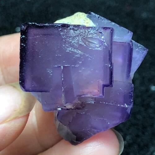 23.8Natural rare purple fluorite cluster mineral teaching specimen CRYSTAL HEALING CRYSTAL QUARTZ GEM home decoration