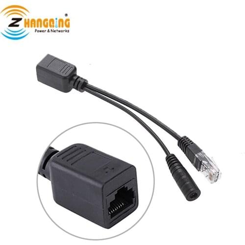 12-48V PoE Splitter Adapter RJ45 Injector and Splitter Cable Power Over Ethernet For PoE IP Camera